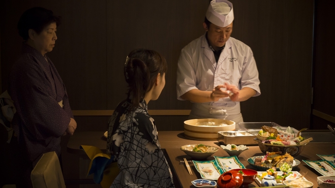 【加賀鮨と旬菜懐石を味わう】Premiumルーム限定〜彩り鮮やかな加賀雅「上級宿籠り」